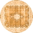 thumbnail image 1 of Ahgly Company Indoor Round Persian Orange Traditional Area Rugs, 3' Round, 1 of 1