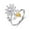 B, variant on Up to 65% off amlbb Rings for Women Women's Anxiety Ring Sunflower Rotating Ring Open Ring Relieves Anxiety Stress on Clearance