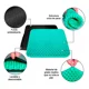 thumbnail image 3 of Cojin Ergonomico Ortopedico Gel Asiento Lumbar Hemorroides, 3 of 5
