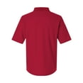 thumbnail image 5 of CORE365 CE106T Men's Tall Resolve CVC Performance Pique Polo-Classic Red-XLT, 5 of 6