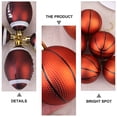 thumbnail image 3 of 12pcs Christmas Tree Pendant Rugby Ball Basketball Pendant Party Decor Accessory, 3 of 6