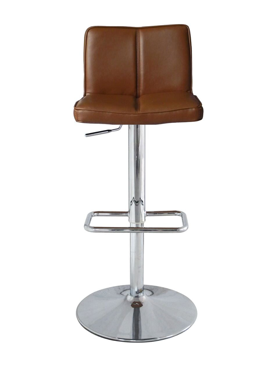 Charlie faux 2024 leather bar stool