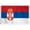 2x3 ft Flag-Nylon, variant on AGAS Small Serbia with Official Seal Flag 4x6 inch mounted onto 11 inch Plastic Pole Polyester Fabric Stitched Edges Serbia Desk Flags