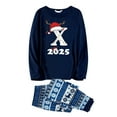 thumbnail image 1 of Jindong Dad Family Matching Christmas Pajamas Set Letter Print Parent Child Outfit, 1 of 5