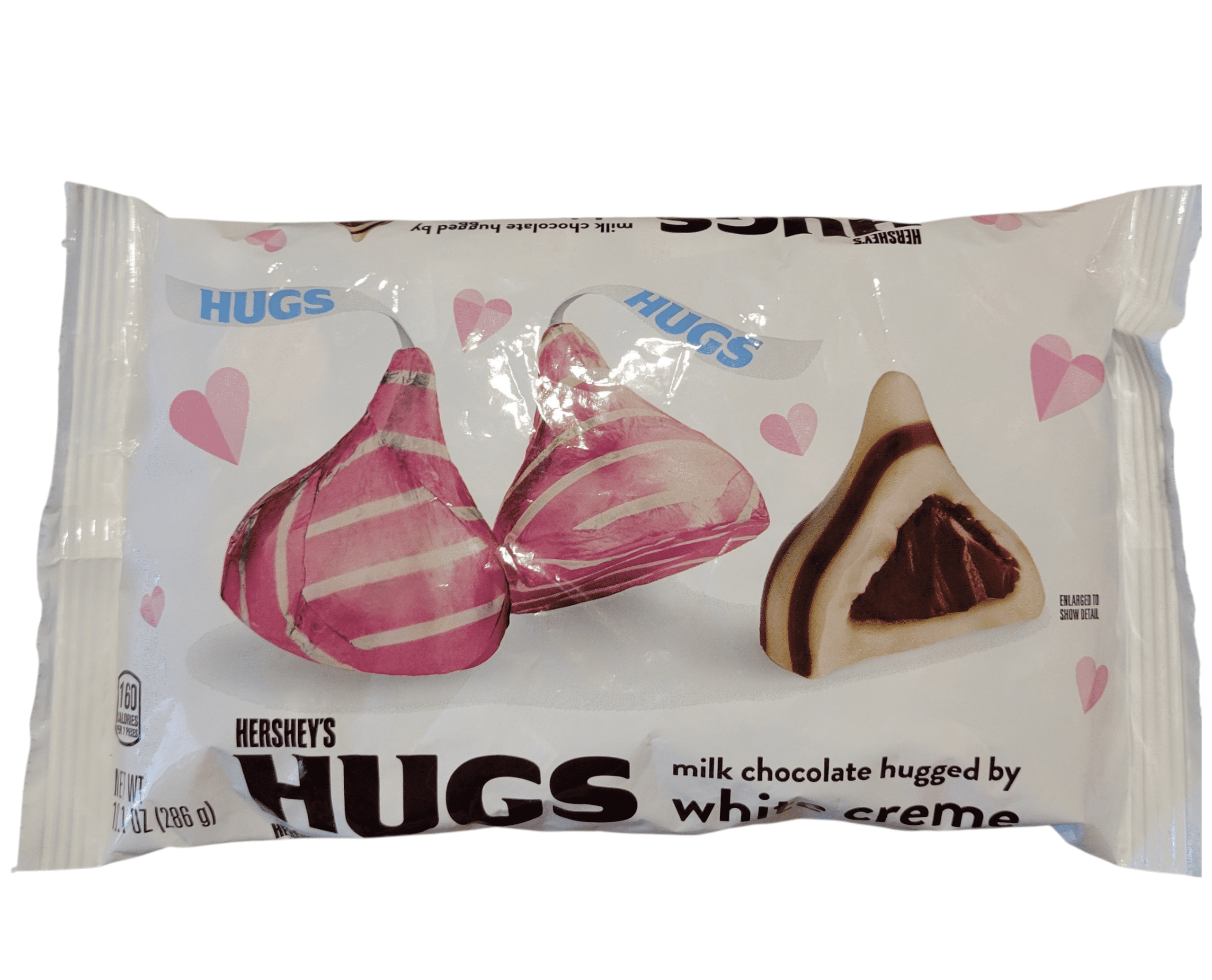Valentine's Hershey's Kisses Multipack With 5 Unique Flavors: Café Moka (9oz), Roses Meltaway (9oz), Cherry Cordial (9oz), Chocolate Dipped Strawberry (9oz), and Hugs (10.1oz)