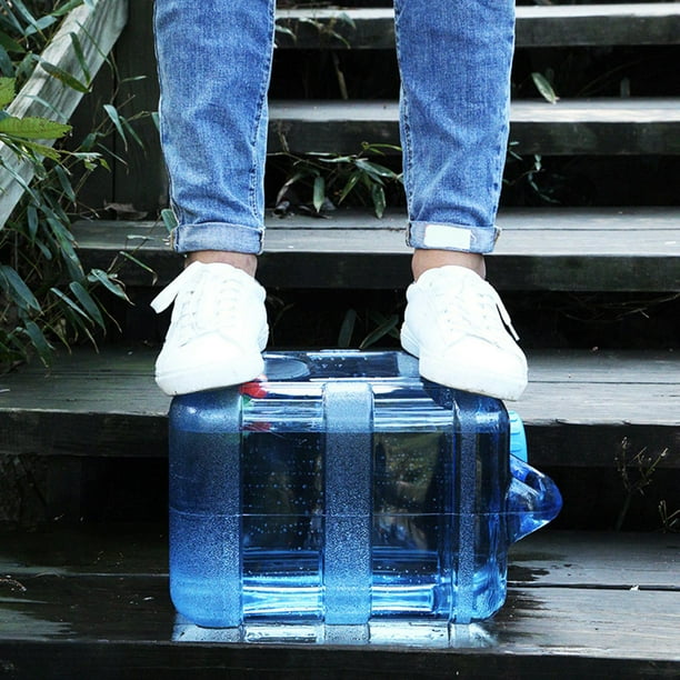 Bouteille D'eau De Camping 2 Gallons Avec Robinet - Transparente Avec Poignée