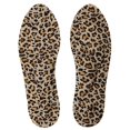 thumbnail image 3 of 2x3D Sponge Pain Relief Massage Arch Insoles Shoe Inserts Leopard Print, 3 of 5
