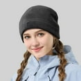 thumbnail image 2 of Riforla Winter Warm Daily Fashionable Elastic Casual Slouchy Hat Suitable for Man and Woman Bomber Hats Grey, 2 of 6