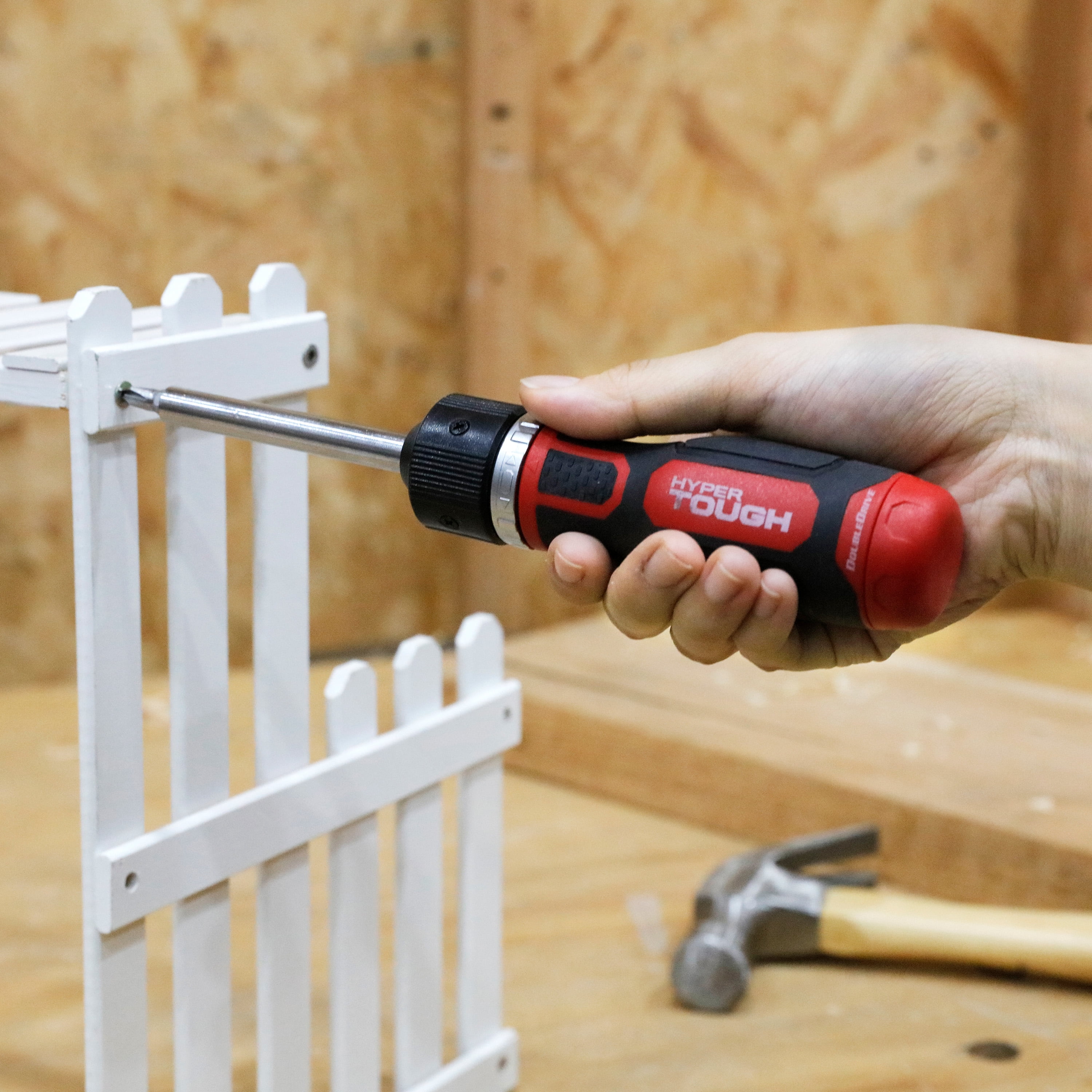 Hyper Tough 15-piece Dual Drive Double Drive 2X Speed Screw Driver Set, HYPERTOUGH PL HT 15PC DUAL SDRIVER