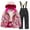 Black, variant on AJTQTH Kids Boys Girls Thicken Warm Snowsuit Casual Long Sleeve Sherpa Fleece Lined Hooded Ski Jacket and Snow Pants 2 Pcs Set Winter Skiing Jacket with Pants Black 6-7 Years