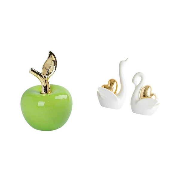 Estatua,Escultura de fruta artificial,estatua y artesanía,estatua de cisne,Estatuas y figuras de cisnes de cerámica modernas Esculturas,Escultura de animales Decoración centro de mesa