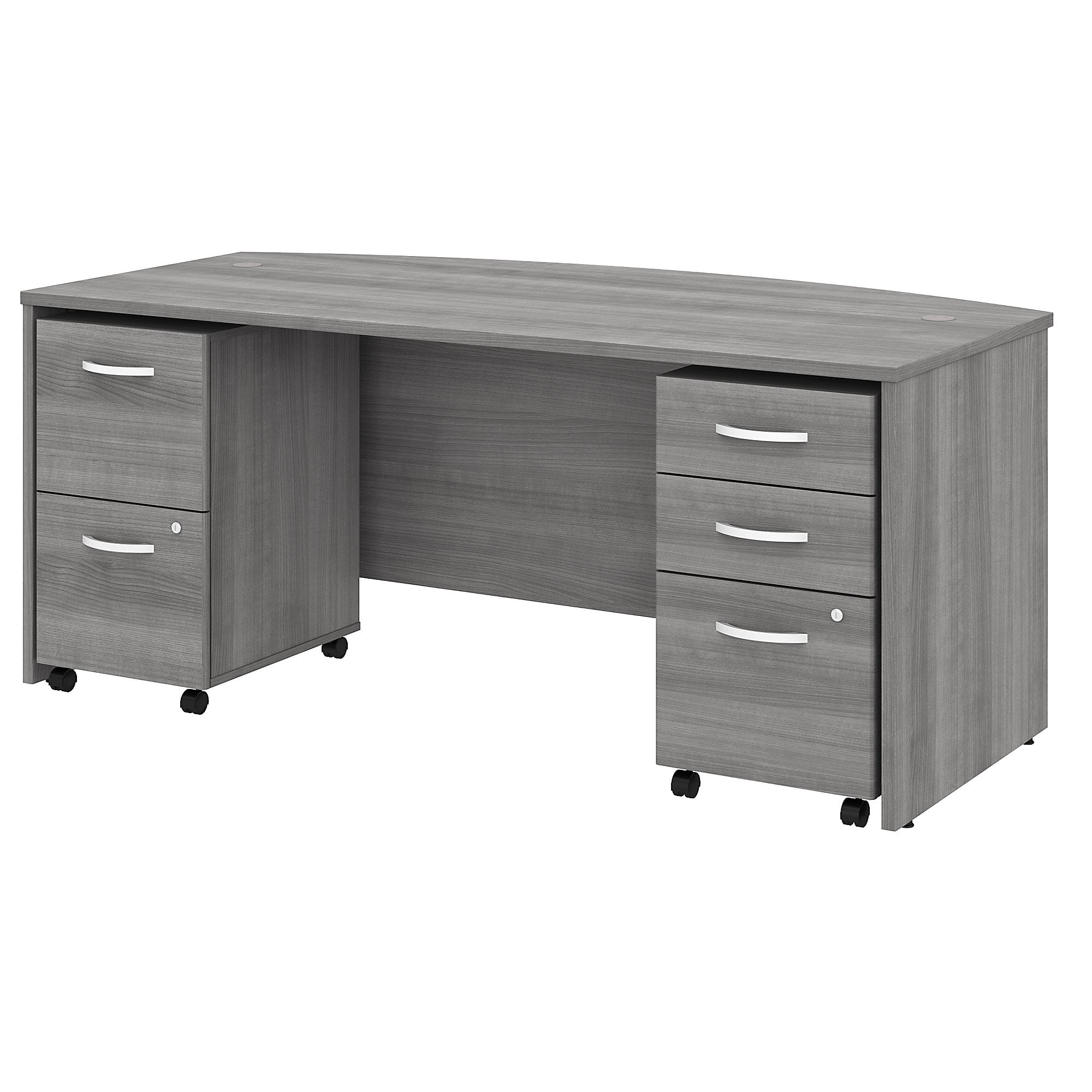 STC012PGSU Bush Business Furniture Studio C 72W x 36D Bow Front Desk