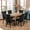 Black, variant on Velvet Tufted Dining Chairs Set of 6, Upholstered Accent Chairs with Solid Wood Frame for Kitchen & Dining Room