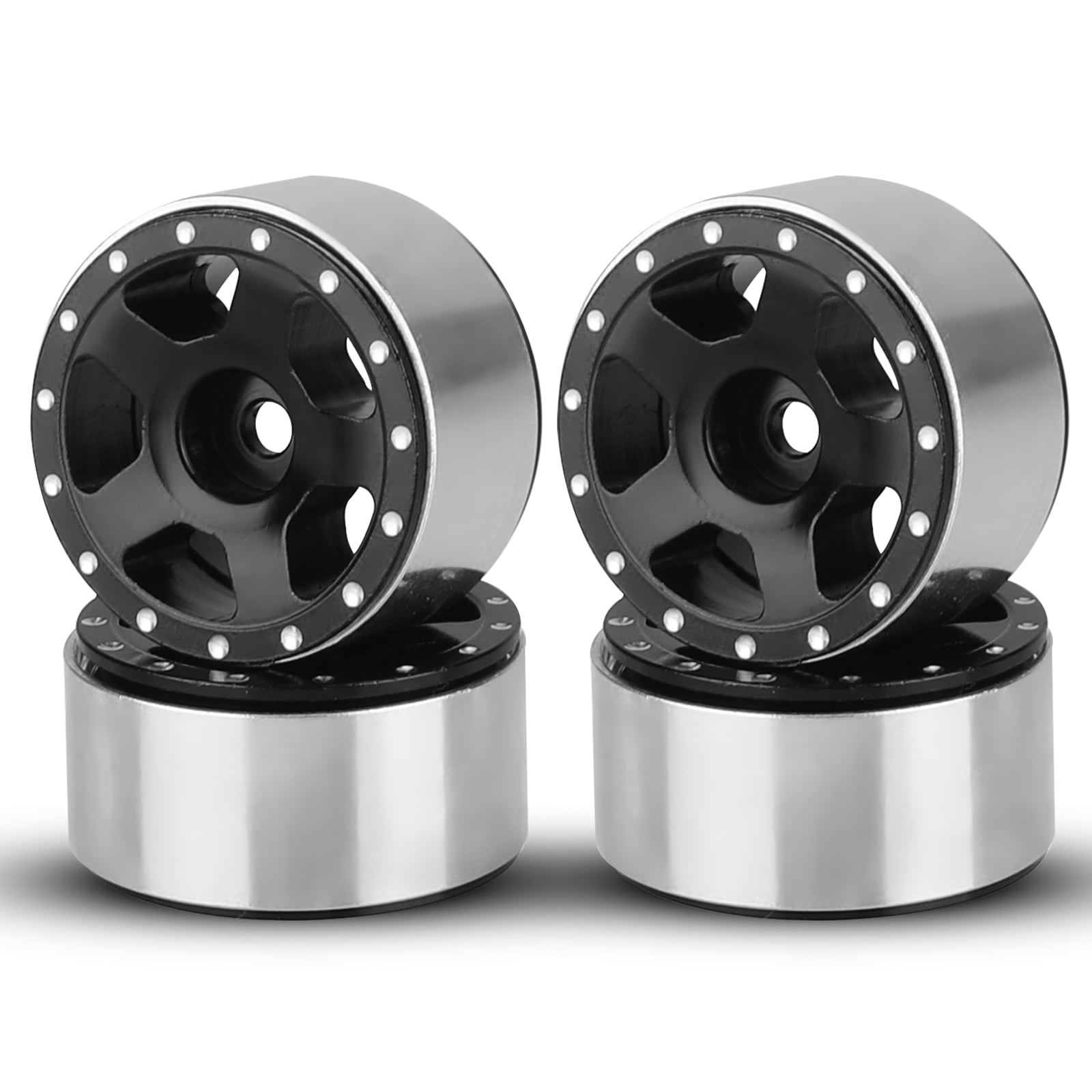 4PCS 1.0/" Tires for 1//24 RC Crawler Axial SCX24 90081 AXI00001 AXI00002 AXI00004