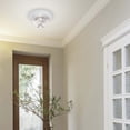 thumbnail image 2 of Nuvo 76-191 - 11" CLEAR RIBBED WHITE FINISH, 2 of 2