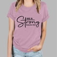 thumbnail image 2 of Blusas de Manga Corta para las Mujeres Imprimir Cuello Redondo Camiseta, Blusa Clásica Vintage para la Primavera Y el Verano, 2 of 4