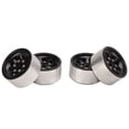 thumbnail image 2 of RC Wheel Hub, RC Car Wheel Rims Wear Proof 4 Pcs  For Replacement Black, 2 of 8