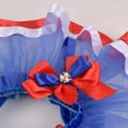 thumbnail image 4 of Mercatoo American Independence Day Baby Set Short Sleeve Romper Jumpsuits Tulle Short Skirt Headband 3Pcs Clothes Outfit, 4 of 6