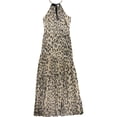 thumbnail image 1 of Bar III Maxi Vestido Halter para Mujer, Marrón, 2, 1 of 2