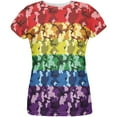 thumbnail image 1 of LGBT Camo Pride In The Military All Over Womens T Shirt Multi SM, 1 of 2