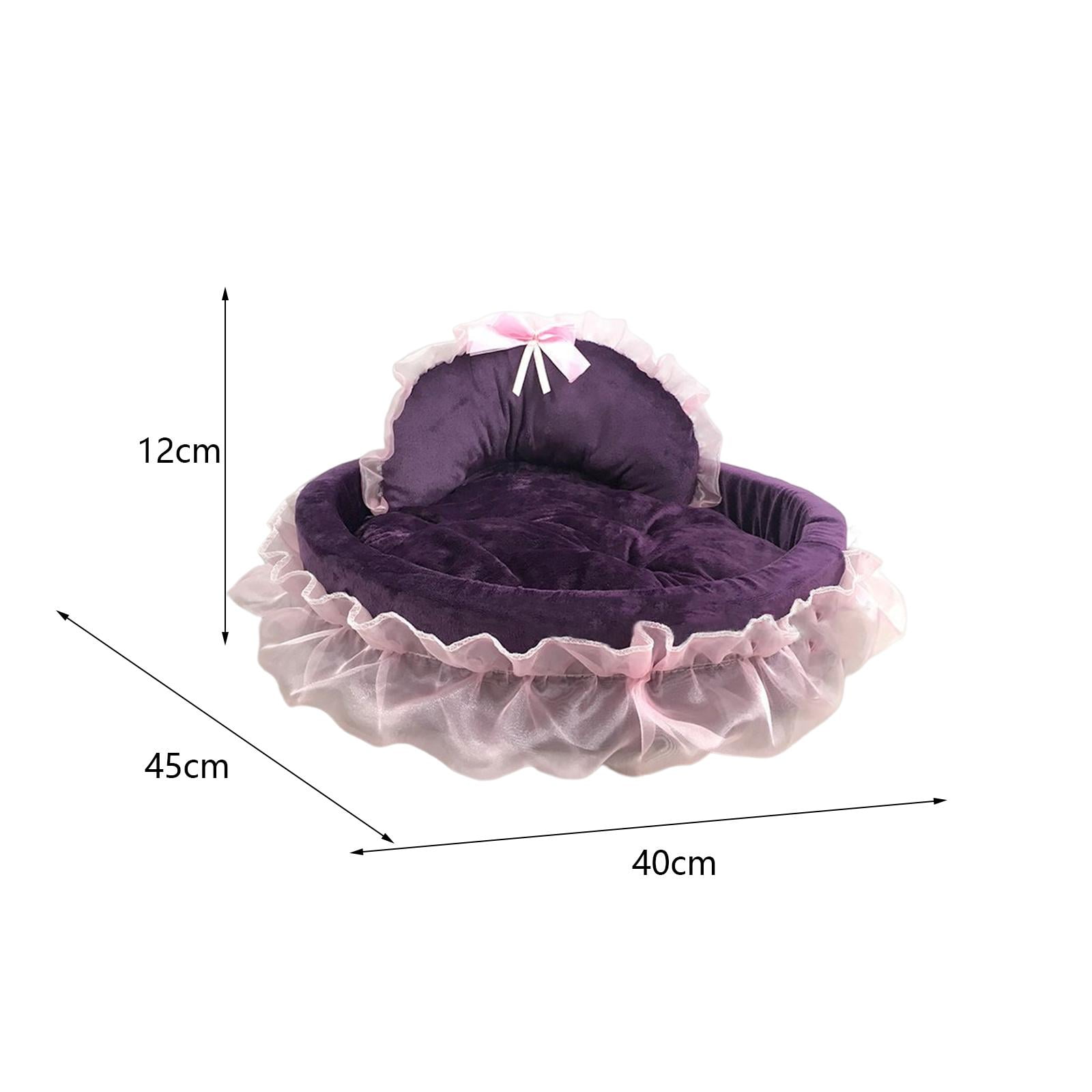 Pink princess top cat bed