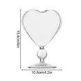 thumbnail image 3 of Hxlamzoo Heart-Shaped Cocktail Glasses - Elegant Clear Glass Cups for Champagne, Wine, Whiskey - Perfect Gift for Weddings, Parties, Home Bar Decor, 3 of 5