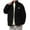 Mens Corduroy Jacket Black, variant on EOYWHK Corduroy Jackets Men Winter Coats Fleece Puffy Jacket Long Sleeve Solid Color No Hood Warm Thermal Cozy Thick Cotton Jacket,S-3XL