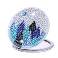 thumbnail image 1 of Espejo de Maquillaje Cgtredaw Mosaico Arte Diamante Doble Cara Forma Especial, 1 of 9