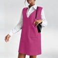 thumbnail image 6 of Women's sleeveless knitted dress with pockets, 6 of 9