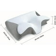 thumbnail image 4 of Ornexis Migraine Pillow, Ornexis Cervical Migraine Neck Pillow, Ergonomic Contour Support Pillow with Adaptive Foam for Stays Supportive, During The Night, 4 of 5