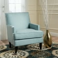 thumbnail image 2 of Rachel Fabric Club Chair, Light Blue, 2 of 7