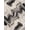 Black Grey White, Pattern 1, variant on Design&I 8'x10' Washable Area Rug Sleek Flatweave Pet Friendly Floorcarpet Flowing Veined Painterly Minimalist Asymmetric Accessories for King Size Bedroom, Under Bed