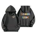 thumbnail image 6 of Second Grade Teacher Hoodies for Women 2025 Fall Winter Back To School Hooded Sweatshirt with Pockets Pullover Tops, 6 of 7