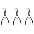 thumbnail image 1 of 3X Cinta en Pinzas para Extensiones de Cabello Extensiones de Superficie de Acero Inoxidable Cinta de Sellado Abrazadera Alicates Herramienta, 1 of 7