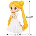 thumbnail image 1 of Anime Sailor Moon Cake accesorios Tsukino Usagi figura de acción decoración de coche colección muñecas modelo juguetes regalos, 1 of 4