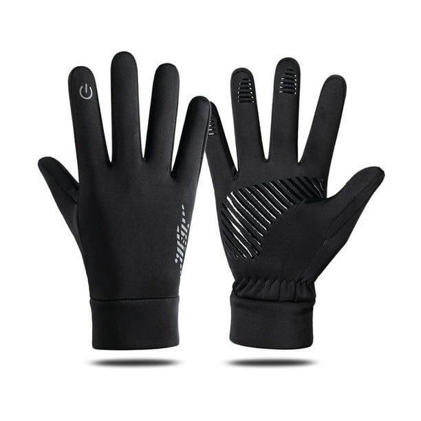 Guantes antideslizantes transpirables portátiles a prueba de viento Soidarity OD028737-02 Negro L