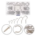 thumbnail image 3 of Hooks Hook Hook Cup Hanging Question Nickel Hanger Utensil Rack Pans Pots Bathroom Kitchen Wall Sundries Mark Outdoor, 3 of 6