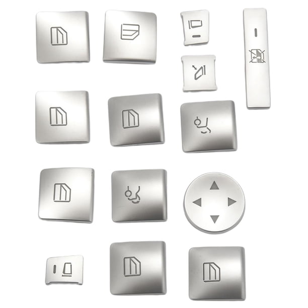 3 piezas de cubierta decorativa para botón de volante para accesorios multimedia 2018 2019 8Th