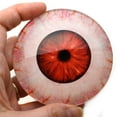 thumbnail image 2 of Sinister Red Vampire Zombie Demon Glass Eyes, 2 of 10