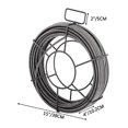 thumbnail image 2 of VEVOR Drain Cleaning Cable 100 Feet x 1/2 Inch Solid Core Cable Sewer Cable Drain Auger Cable Cleaner Snake Clog Pipe Drain Cleaning Cable Sewer Drain Auger Snake Pipe, 2 of 9
