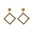 thumbnail image 1 of Sonducket 1 par de pendientes colgantes S925 aleación de de plata cuadrado hueco gota para la oreja colgante barroco Irregular joyería de boda Ropa, zapatos y accesorios Miscelánea Sonducket AP015567-01, 1 of 6