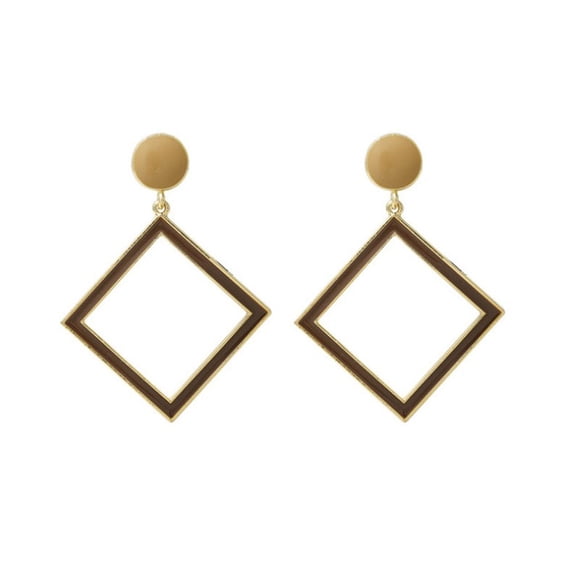 Wisewang 1Pair Dangle Earrings Alloy Eardrop Irregular Jewelry Hong Style