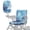 Blue Marble Butterfly, variant on COEQINE Mobility Scooter Seat Cover Polyester Fabric Seat Protector with Adjustable Buckle & Elastic Band, Electric Wheelchair Cover for Indoor Outdoor, Black