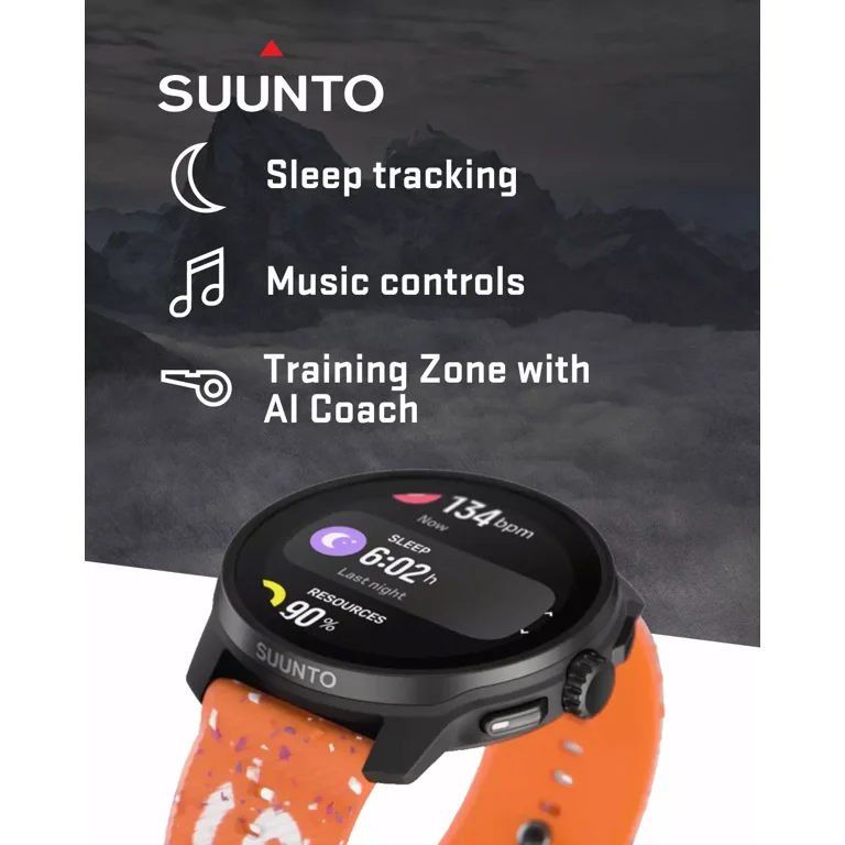Suunto Race S GPS Sports Watch with AMOLED Touchscreen, Heart Rate
