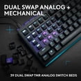 thumbnail image 2 of Teclado gamer Logitech G512 X 75 Dual SWAP TMR analógico negro, 2 of 9