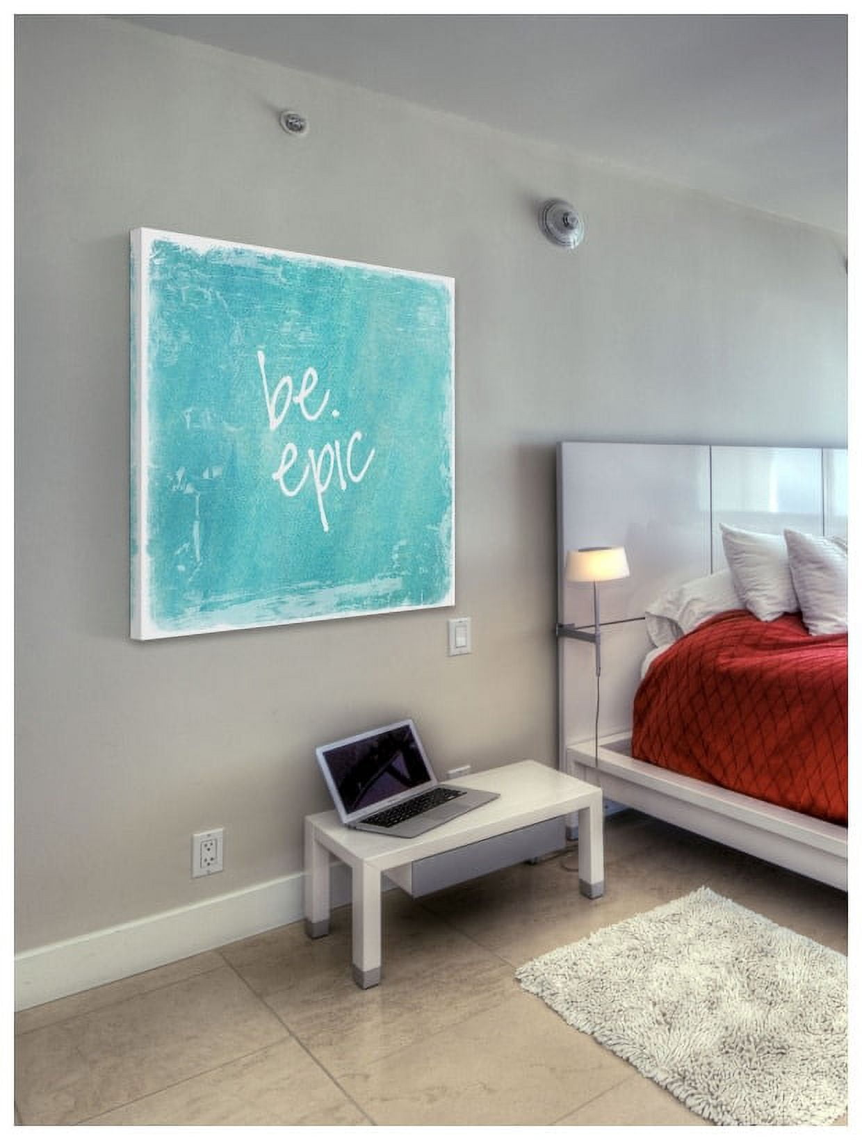 Marmont Hill "Be Epic-Square" Sylvia Cook Painting Print on Canvas
