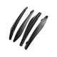 thumbnail image 2 of Coche Invisible Flaps Flasp ABS Se adapta para No requiere perforación Normal Negro Normal Zulema Aletas de rueda de coche, 2 of 3