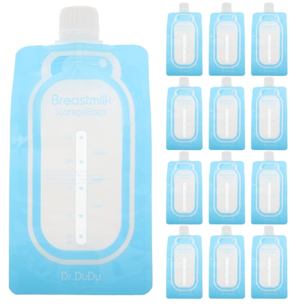 Extractor de leche Directs Connect de 22 piezas con bolsas para almacenar leche materna, autoportante, para refrigeración y congelación, ideal para madres lactantes