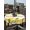Yellow, variant on Yellow Lemons Outdoor Tablecloth - 54 Inch Round Dining Table Cover, Summer Fruits Leaves Botanical Black Waterproof Outdoor Table Cloth with Umbrella Hole & Zipper for Picnic/Patio/Party