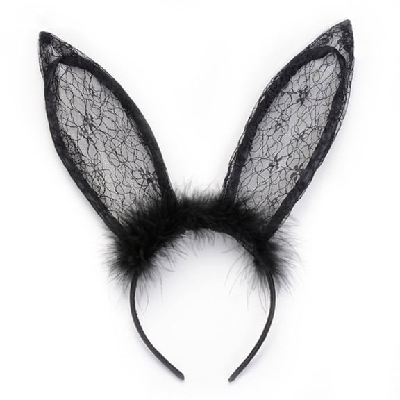 Luxshiny Bunny Ears Hairbands Cute Headband For Birthday Party 1Pcs